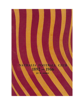 Nathalia Football Club 1892-1966